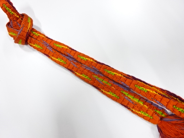 正絹　手組帯締め